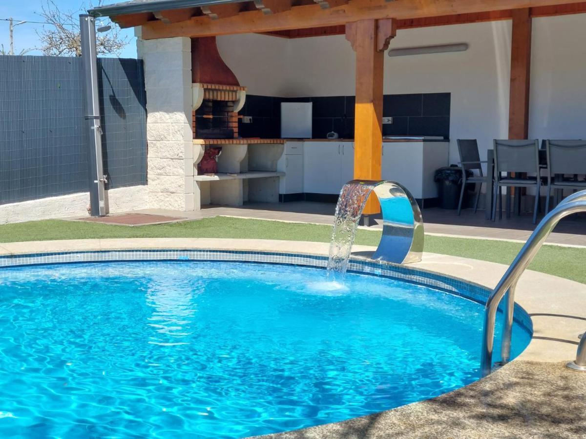 Casa Con Piscina Y Barbacoa Villa Freixido Luaran gambar